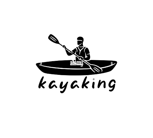 kayaking kayak rowing paddling and canoeing graphic design kayaker canoe sport leisure journey travel and traveling vector design 2T5HEYE removebg preview